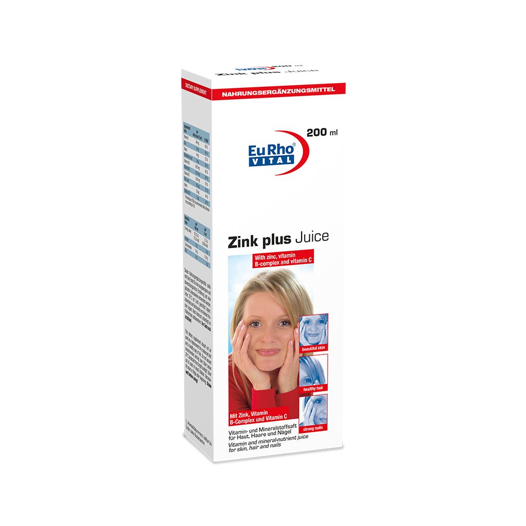شربت زینک پلاس یوروویتال Zink plus Juice