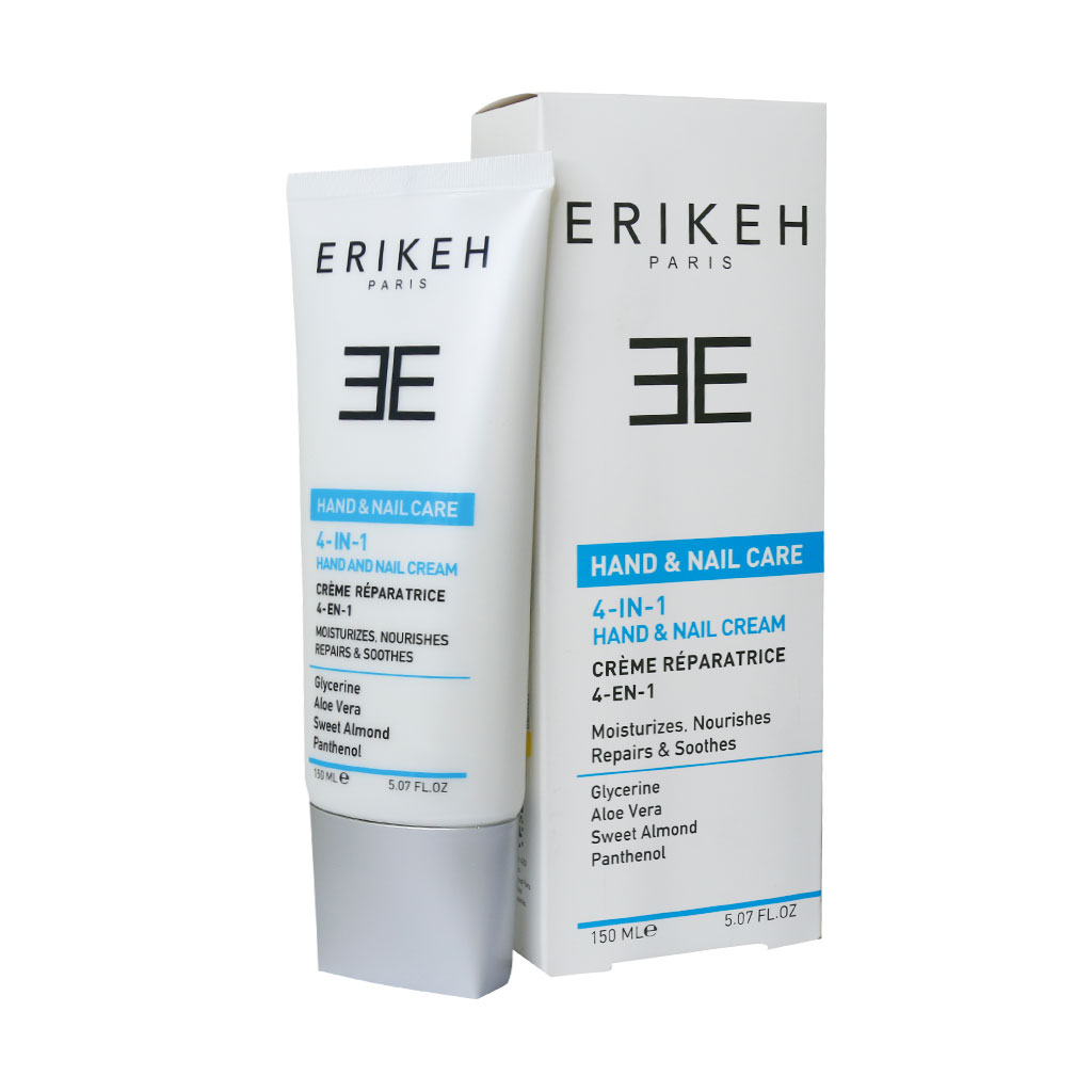کرم دست و ناخن 4در 1 اریکه HAND AND NAIL CARE 4 IN 1 ERIKEH