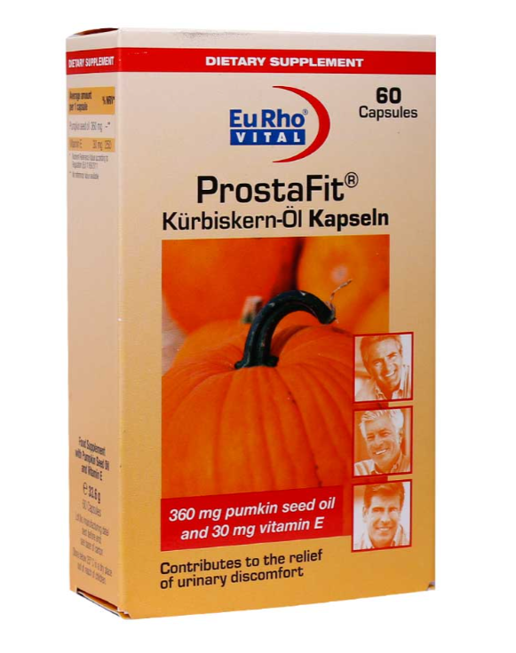 "پروستافیت کپسول روغن دانه کدو تنبل ProstaFit® Kürbiskern-Öl Kapseln"