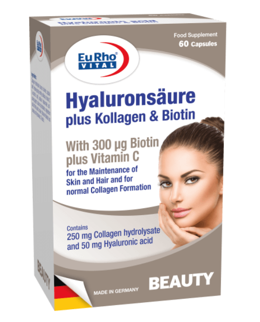 هیالورون سائور پلاس کلاژن و بیوتین Hyaluronsaure plus Kollagen & Biotin