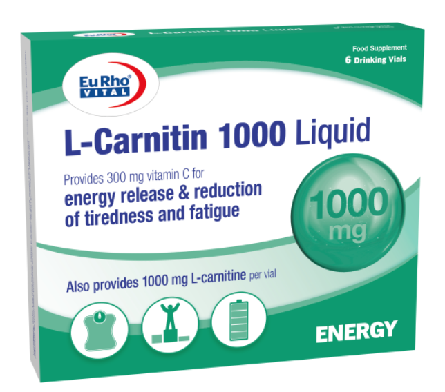 ویال ال کارنیتین 1000 لیکوئید L-Carnitine 1000 Liquid Vials